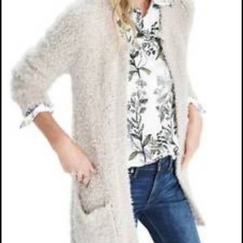 Banana Republic Furry Open Cardigan